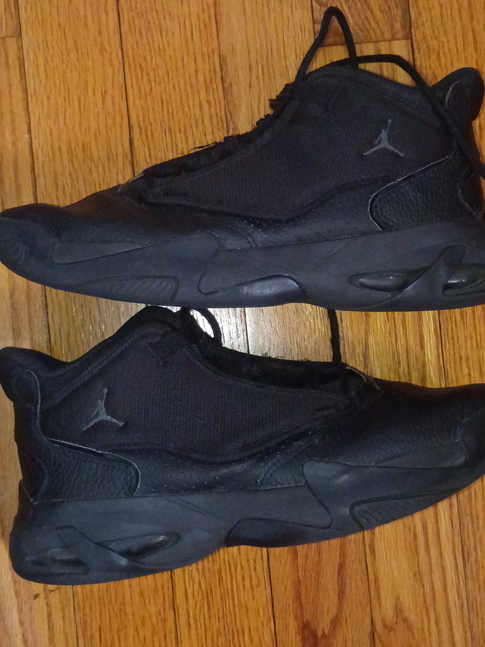 Jordan All-Black Low-Top Sneakers with Subtle Jumpman
